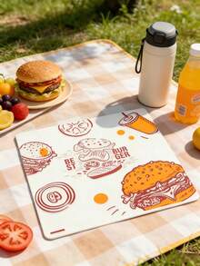 29.5cm X 28cm Disposable Hamburger Paper, Grease-Proof & Waterproof Sandwich Wrapping Paper, Chicken Roll Lining Paper, Baking Paper - View 7