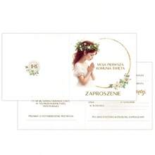 12pcs Polish Language Paper First Communion Invitation Cards - First Communion Theme Adult Communion Party Invitations, Blank Celebration Invitation Supplies - View 14