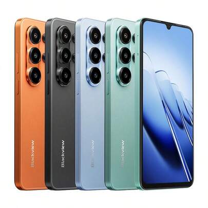  Smartphone Blackview WAVE 10 Versión Global, pantalla de 6.88 pulgadas HD+ con tasa de refresco de 120Hz, cámara trasera AI de 32MP + cámara frontal de 13MP, compatible con hasta 24GB de RAM + 256GB de ROM + tarjeta TF de hasta 2TB