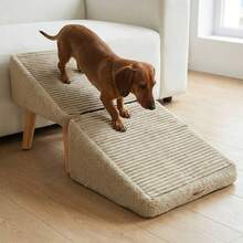 Foldable Pet Stairs, Dog/Cat Steps, Suitable For Small Dogs/Elderly Dogs/Cats, Barrier-Free Access To Bed And Sofa, Anti-Slip Sturdy Design To Protect Joints, Detachable Wooden Footstool - Multicolor - View 6