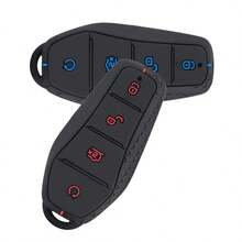 Bao đựng chìa khóa xe hơi bằng silicon, có móc khóa, dành cho các dòng xe BYD Atto 3 EV Dolphin Song PRO Max Tang DM Yuan Dolphin E2 Qin PLUS - A - Xem 7