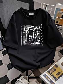 T-shirt da donna con stampa Rare King Krule Star, manica corta, disponibile in tutte le taglie, codice articolo 4H922 - nero - Visualizzare 2