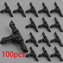 Multi-Functional Drip Irrigation System Components With Micro Emitter Drip Head Connector And Spike: Suitable For Garden And Low-Pressure Sprinkler Systems - Barbed T-junction - View 8