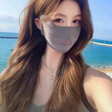 1个高品质夏季防紫外线全脸面罩，透气冰丝防晒面罩 - 彩色 - 查看 2