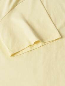 2026 Women's Spring/Summer New Arrivals: Spring/Summer T-shirts, Girls' T-shirts, White Tops, Spring/Summer Women's Clothing, Printed T-shirts, Printed Tops, Cotton Tops, High-Quality T-shirts, Blue T-shirts, Retrole, let, Retroy, Blue T-shirts, Retroy, Millennial Style, Y2K, Punk Style, Distressed Style, Minimalist Style, Simple Style, Casual Style, Everyday Style, Vacation Style, Printed with Fun Patterns - 淺黃1 - 查看 3