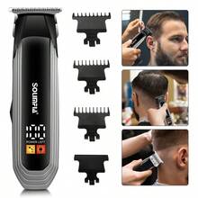 1个男士电动理发器，可充电式光头修剪器，带LED显示屏 - 查看 11
