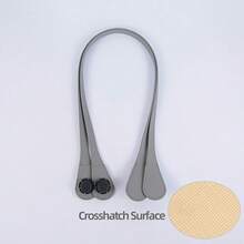 1 Set New Flat Slim PU Leather O-Shaped Handle, Shoulder Strap, Handbag Strap, Waist Belt Accessories - Multicolor - View 22