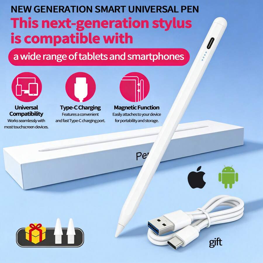 Newmine Bút cảm ứng viết tay, thích hợp làm quà tặng cho bạn bè, gia đình và trẻ em.