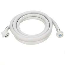 PVC Washing Machine Water Inlet Hose With Steel Connector - 1m (39.4in) Extension Tube For Washer Water Inlet Pipe - Xem 2