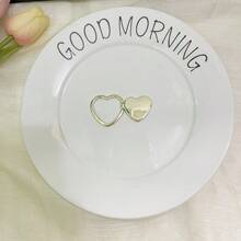 1个心形指环手机支架，电镀指环夹，360°旋转桌面手机支架 - 金色 - 查看 5