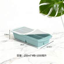 矽膠冷凍模具附蓋，1杯與2杯冷凍模具，附蓋冰塊托盤，矽膠食物儲存容器，適用於備餐、冷凍醬料、高湯剩餘物、湯品、燉菜、分量保存、製作冰塊，居家使用方便，可洗碗機清洗，禮品推薦 - 彩色 - 查看 30