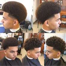 2 Oval Shaped Small Hole Hair Brush Sponge Brush Locking Twist African Curly Hair Care Tool, Black Metal African Style Hair Comb - Unisex Fist Style Pick Dye Comb - Oval-shaped Sponge Curling Iron - View 8