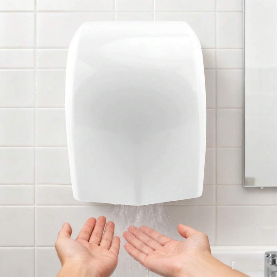 Secador de manos eléctrico comercial de alta velocidad de 1200 W, potente, para baño y uso doméstico. - Tipo de Enchufe A USA (110-127V) - Ver 1