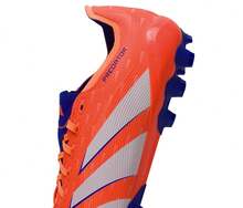 Adidas 男女同款PREDATOR 2G/3G中階AG人草足球鞋 - 橙色/白色/藍色 - 查看 8