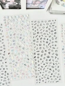 1PC Cute Original Cartoon Pattern Stickers Ins Japanese And Korean Cute DIY Journal Material Stickers CCD Phone Case Stickers - Sticker - View 5