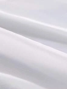 1pc Classic Black & White Waterproof Oxford Fabric, Durable Water-Resistant Fabric For Bags, Tablecloths, DIY Projects - White - View 3