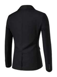 Bộ 2 áo vest nam, áo blazer công sở kiểu dáng thường ngày, thiết kế hai hàng cúc, phù hợp cho đám cưới, sự kiện kinh doanh, tiệc tùng, công sở thường ngày, đi làm quanh năm. - Nhiều màu - Xem 4