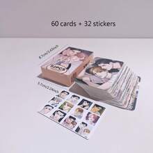 1pc Magical Anime Flashcards - 60 Cards + 32 Stickers: Double-Sided Photo Album With LOMO Cards & Bookmarks, Vivid Anime Character Designs, Exquisite Craftsmanship And Realistic Portraits, Suitable For Display Or Collection - Multicolor - View 2