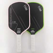 Raket Pickleball T700 - Raket Pickleball Serat Karbon Profesional 16mm dengan Inti Sarang Lebah - Ringan, Presisi & Peredam Guncangan yang Ditingkatkan untuk Putaran Tinggi - MultiWarna - View 7