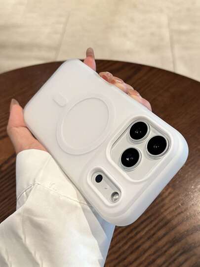 VRNOEI Luxury Matte Dopamine Jelly Magnetic Phone Case Compatible With IPhone 16 15 11 12 13 14 17 Pro Max Plus 17 AIR Cases Shockproof Protection Accessories Magnetic Wireless Charging Case