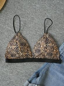 2026夏季新款性感豹纹吊带背心，街头Y2K风格露背露脐短款露腰上衣，美式性感无钢圈文胸，适合日常穿着、海滩度假 - 豹紋色 - 查看 9