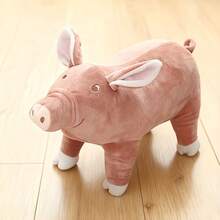 1pc Cute Pink Pig Design Pet Chew Doll, Interactive Plush Doll For Dogs, Durable Chewing Doll - Pink - View 9