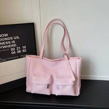 2026新款简约时尚手提包，适合办公室通勤，大容量单肩手提包，腋下挎包 - 彩色 - 查看 14