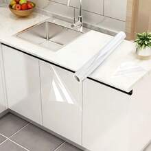 1pc 2M*45CM Invisible Kitchen Anti-Oil Film - Heat Resistant, Static Cling Plastic Protective Film, Transparent Barrier Against Oil And Dirt For Stove Top And Countertop - Oil and Water Resistant - View 3