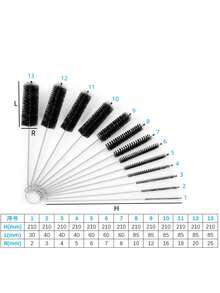 13/12/10/5/3pcs Multi-Functional Cleaning Brush Set - Long Handle Straw Brush, Small Bottle Brush, Straw Cleaning Brush, Pipe Brush, Suitable For Teapot Cleaning And Hard-To-Reach Corners - One Size - View 7