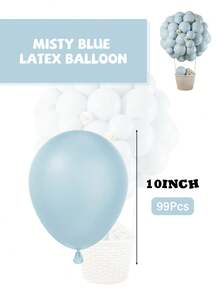 Balon Biru Doff Ukuran 18 Inci/12 Inci/10 Inci/5 Inci (Jumlah Berbeda) Cocok untuk Ulang Tahun, Pesta Pernikahan, Wisuda, Tema Putri, Pesta Lajang, dan Dekorasi Pesta Tema Biru Doff (Termasuk Pita dan Pengikat) - View 17