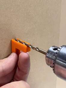 3件套钻孔导轨 | 带V型槽的垂直方形定位工具 | 比圆形导轨更耐磨，塑料材质，无需电池 - 多色 - 查看 6