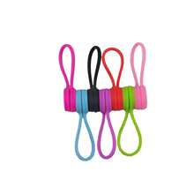 16/24pcs Magnetic Cable Ties, Twist Tie Wraps With Strong Magnets For Bundling And Organizing Cables, Headphones, USB Charging Cords, Keychain Holder, Silicone Cable Winder, Magnetic Cable Clips - Multicolor - View 3