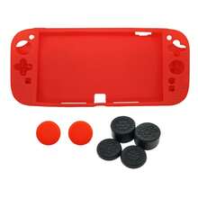 1 Set 2 Carcasas protectoras de juego + 6 piezas de tapa de joystick, antideslizante, antisuor, anti-arañazos, para mejorar la experiencia de juego - Ver 12