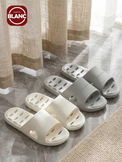 一双舒适防滑室内拖鞋，透气镂空浴室拖鞋，男女通用，夏季情侣凉鞋，保暖舒适，适合闺蜜节、狗狗主题、嘉年华、鞋子、春夏精选、伴娘礼物、房间装饰、卧室装饰、海滩、旅行、男士、女士、度假、可爱小物