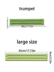 1个窄边锅盖收纳垫，多功能厨房台面炉灶铲子砧板架防滑沥水垫 - 彩色 - 查看 2