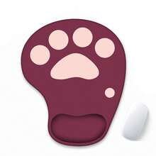Alfombrilla de ratón ergonómica con reposamuñecas - Espuma de memoria suave, base de silicona antideslizante, cómoda para trabajar mucho tiempo en la computadora, accesorio de escritorio - Multicolor - Ver 47