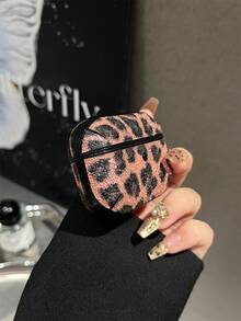 1pc Leopard Print Bluetooth Earphone Protective Case For Apple 1/2/3/Pro/Pro2/4 - Pink - View 6