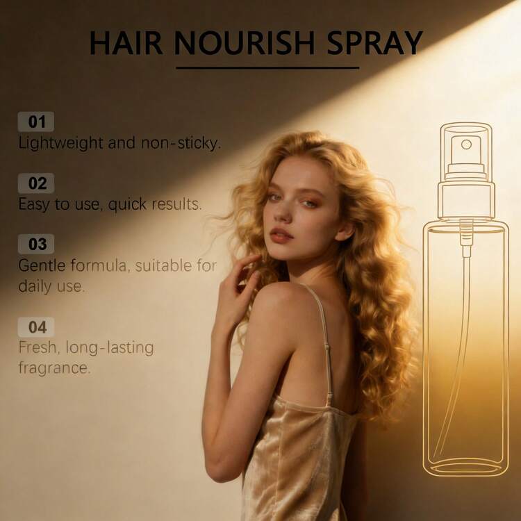 护发喷雾，清爽丰盈亮泽护发便携喷雾，适合日常使用 - 正裝 - 查看 5