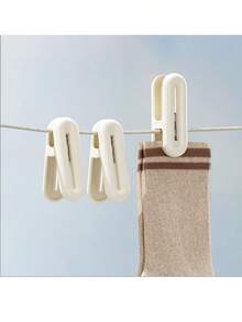 8-Pack Of Seamless Windproof Clothing Clips, Made Of Plastic, Sun-Resistant . - Multicolor - View 2