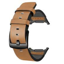 1PC No Gaps PU Leather Watch Band Compatible With Samsung Galaxy Watch 7 Ultra 47mm Fashion Wristband Accessory - Watch 7ultra - View 7