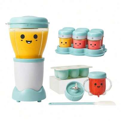 16-Piece Baby Food Processor | Nutri Blender & Steamer Combo | Nursery & Kitchen Use | All-in-One Solution & Time-Saving |  Style High Conversion