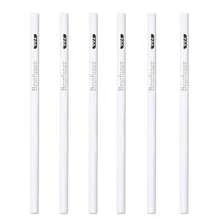6 Peças Lápis de Carvão Branco Brutfuner - Lápis de Carvão Branco Profissionais de Alta Qualidade para Esboço, Adequados para Artistas, Pintura, Esboço, Mistura, Essencial de Volta às Aulas - 6 lápis brancos - Visão 11
