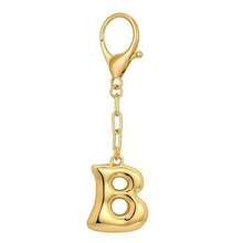 Llavero con colgante de letra de burbuja chapado en 18K - multicolor - Ver 9