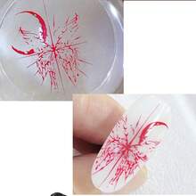 High Quality Nail Art Stamping Plate, Gothic Style Letter Print Template, 26 English Alphabet Nail Stamping Plate, Transparent Silicone Stamp Nail Art Tool - Camel - View 3