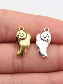 20pcs 20x10mm Angel Wings Charms Pendant For DIY Jewelry Making Necklace Keychain Phone Chain Bracelet Making Accessories Handmade Craft Making Findings - Angel Wings - View 8