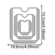 Metal Cutting Dies, Suitable For DIY Scrapbooking, Paper Card Making, Crafts Decoration - Fantasy Theme Die Cuts, Silver Gray Finish - LG25-7895 - View 2