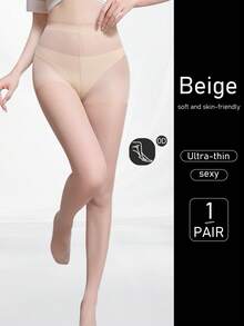 0D Ultra-Thin Invisible Stockings, Natural Nude Feel Anti-Snag Pantyhose, Seamless Flawless Leg Concealer, Versatile Commuter Leg Enhancer For Women - Multicolor - View 12