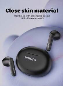PHILIPS 飞利浦 TAT1199 无线蓝牙耳机，立体声通话降噪低延迟半入耳式耳机，长待机运动游戏耳机，正品飞利浦无线耳机 TAT1199 - 白色 - 查看 8