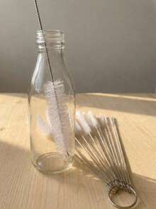 13/12/10/5/3pcs Multi-Functional Cleaning Brush Set - Long Handle Straw Brush, Small Bottle Brush, Straw Cleaning Brush, Pipe Brush, Suitable For Teapot Cleaning And Hard-To-Reach Corners - One Size - View 2