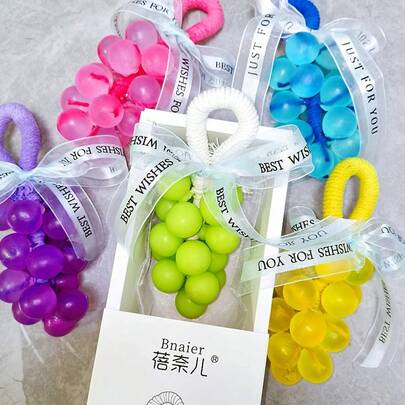 1 Set Realistic Grape Hanging Fragrance Sachet Decor, Long-Lasting Scent, Suitable For Figurine Gifts, Birthday, Festivals, Gifts For Friends, Decoration For Living Room, Kitchen, Bathroom, Dorm, Office